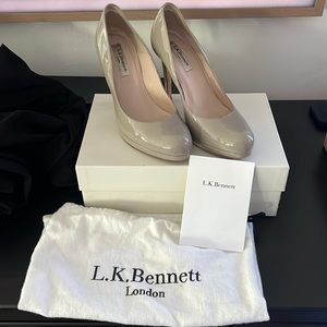 LK Bennett Sledge Heels in color Clay